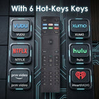 for VIZIO Smart TV Remote,Compatible with VIZO Universal Remote Control Replacement XRT136【Pack of 2】