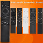for Samsung Smart TV Remote:Favlov Replacement Voice Control Comptible with BN59-01385A,for All 2018-2025 Frame QLED LED LCD 8K 4K TVs,with 4 Shortcuts,1 Year WARRANTY(BN59-01385A)
