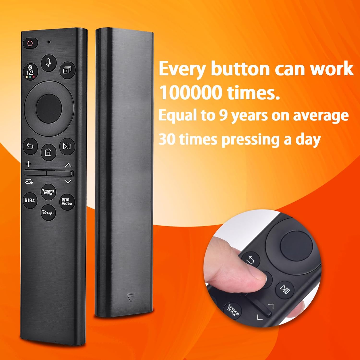 for Samsung Smart TV Remote:Favlov Replacement Voice Control Comptible with BN59-01385A,for All 2018-2025 Frame QLED LED LCD 8K 4K TVs,with 4 Shortcuts,1 Year WARRANTY(BN59-01385A)