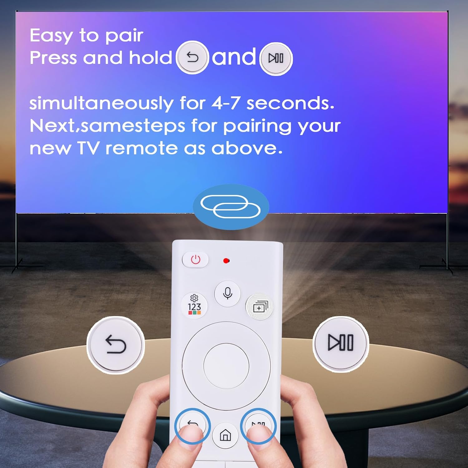 for Samsung The Frame TV Voice Remote Control,Replacement for All 2018-2025 Samsung Smart Crystal/UHD/QLED/QLED/ 4K 8K Smart TVs,BN59-01391A,BN59-01385A,No Solarcell 1 Year Warranty.